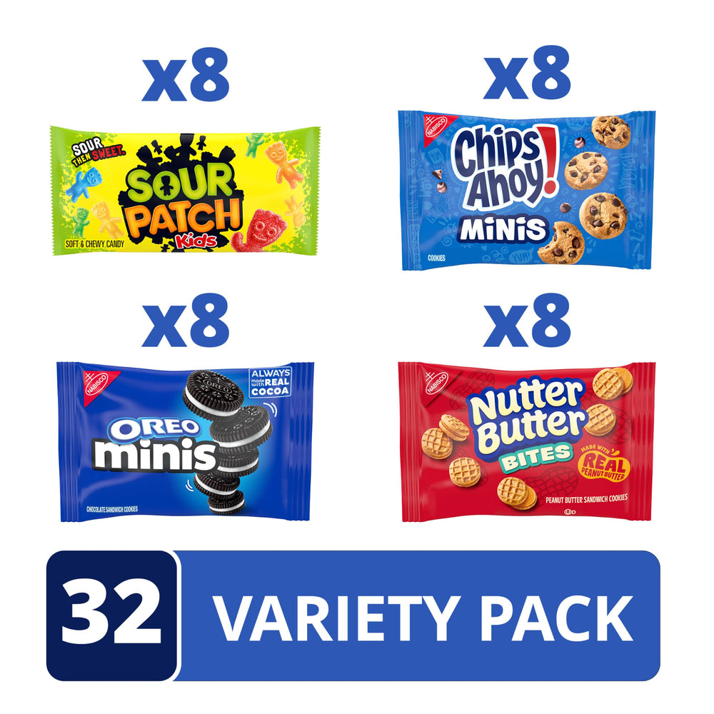 Nutter Butter Bites front pack showing peanut butter flavor and portability