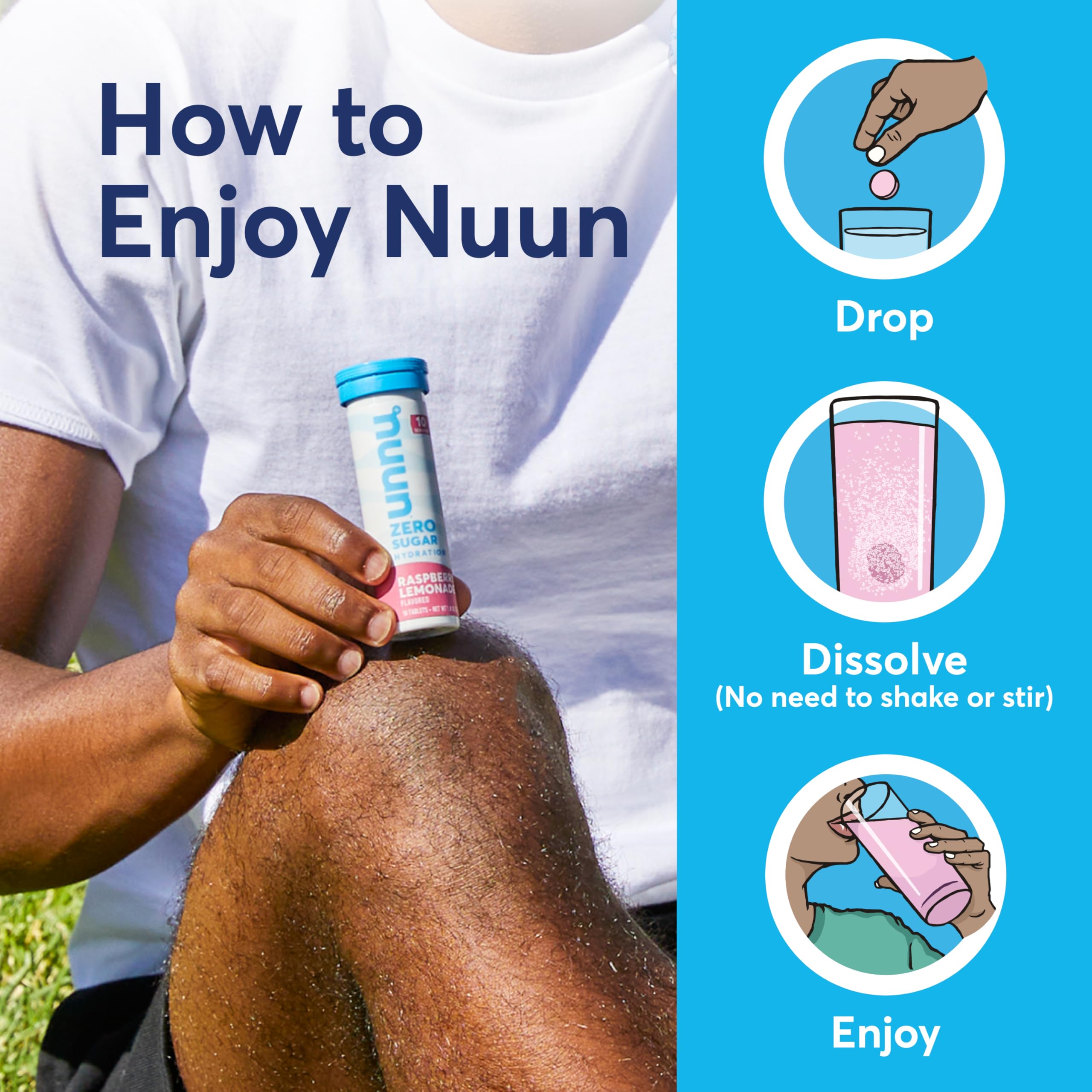 Nuun tablets in a gym bag illustrating on-the-go immune and hydration support