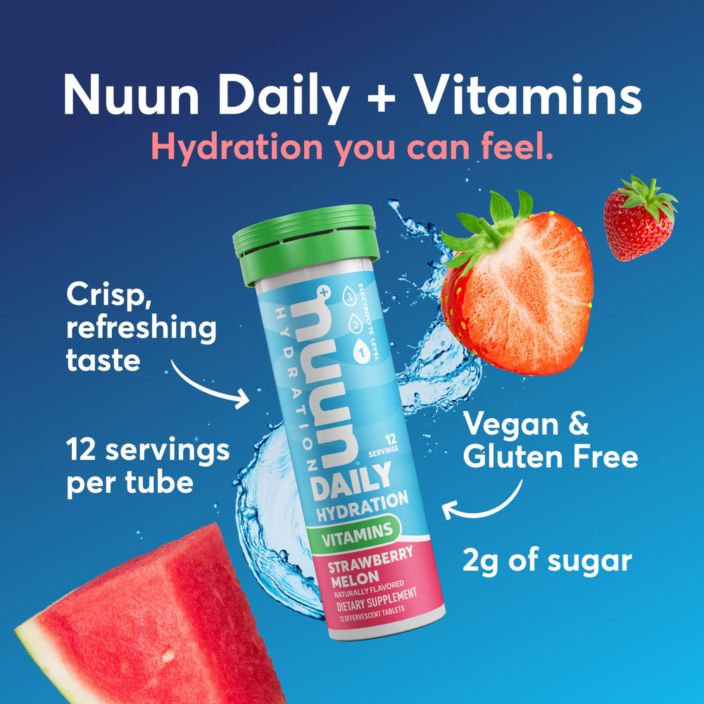 Nuun tablet close-up texture displaying tablet detail and quick dissolve benefit