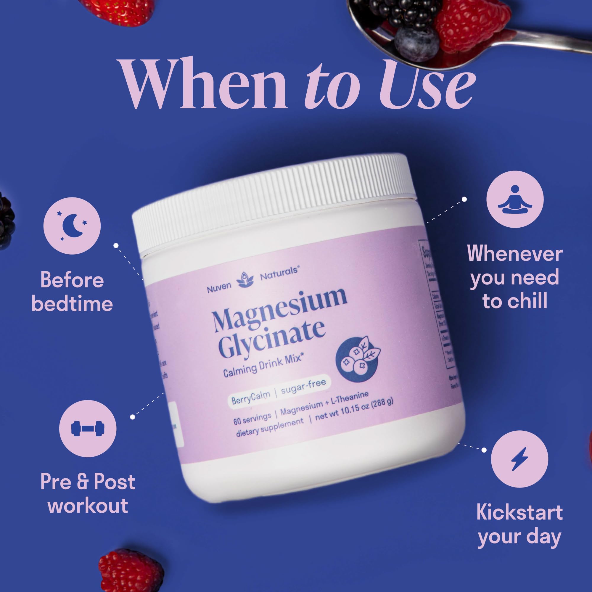 Nuven Naturals en mesa de noche, uso ritual relajante antes de dormir