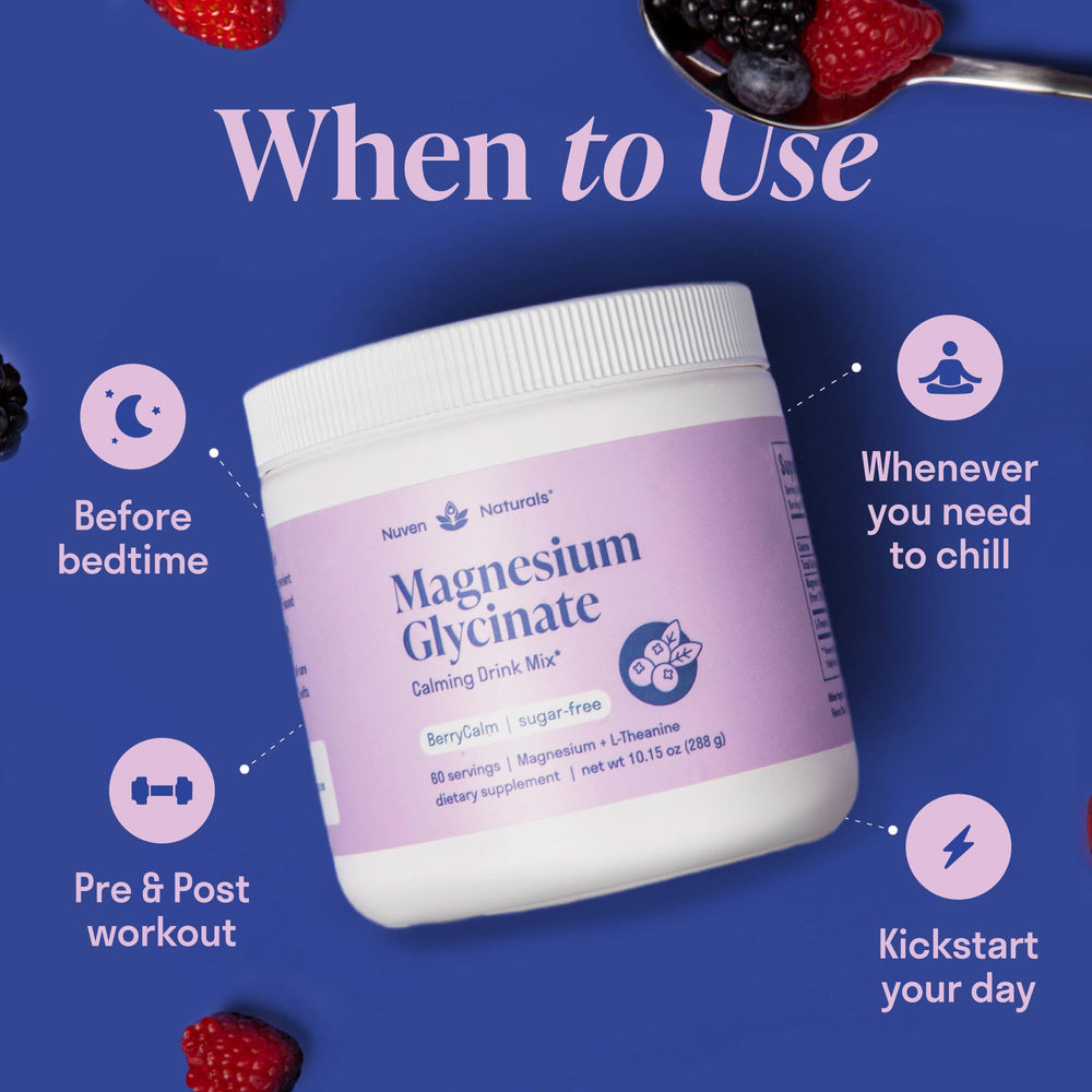 Nuven Naturals en mesa de noche, uso ritual relajante antes de dormir