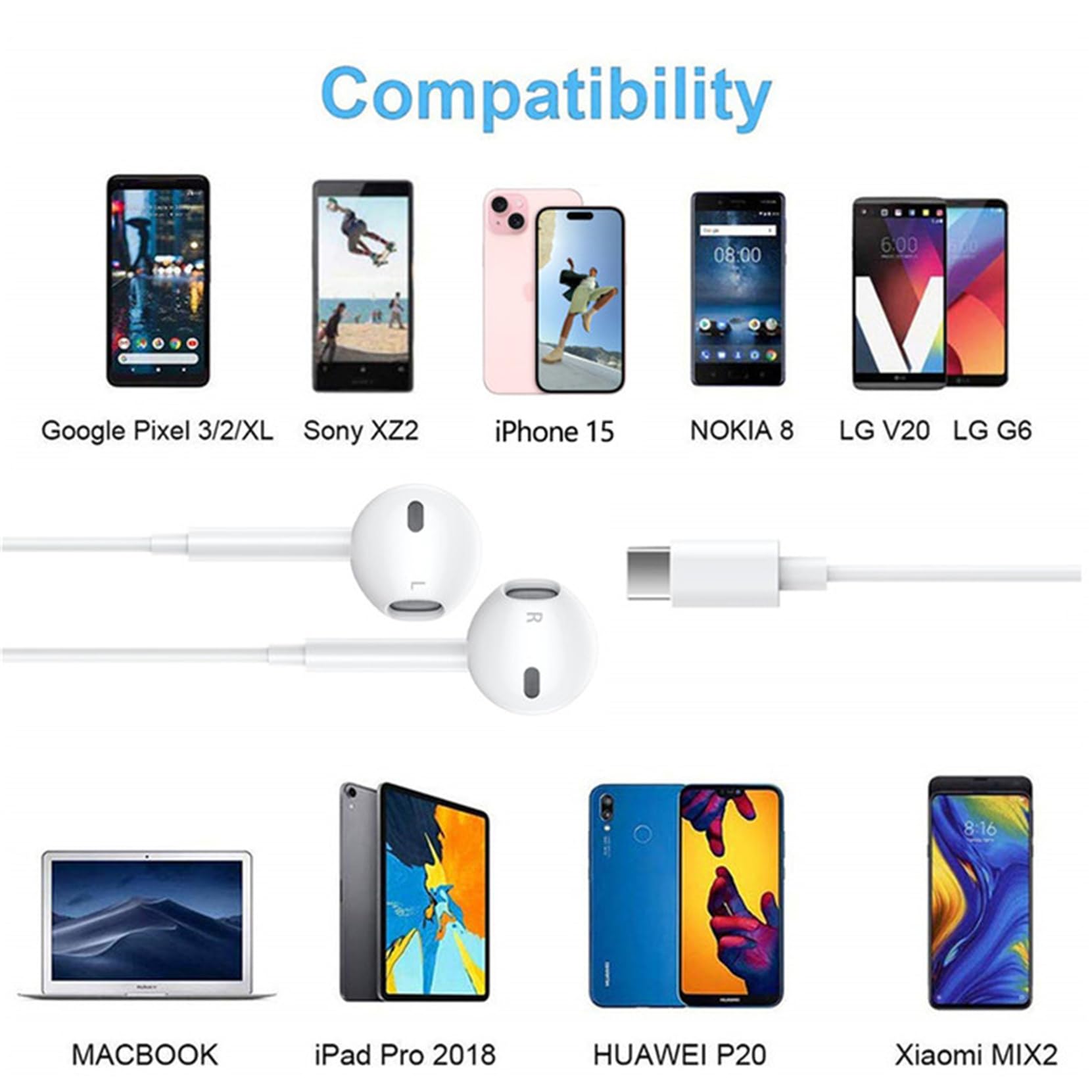 nvnceiw punta intraaural ergonómica para ajuste seguro y confort