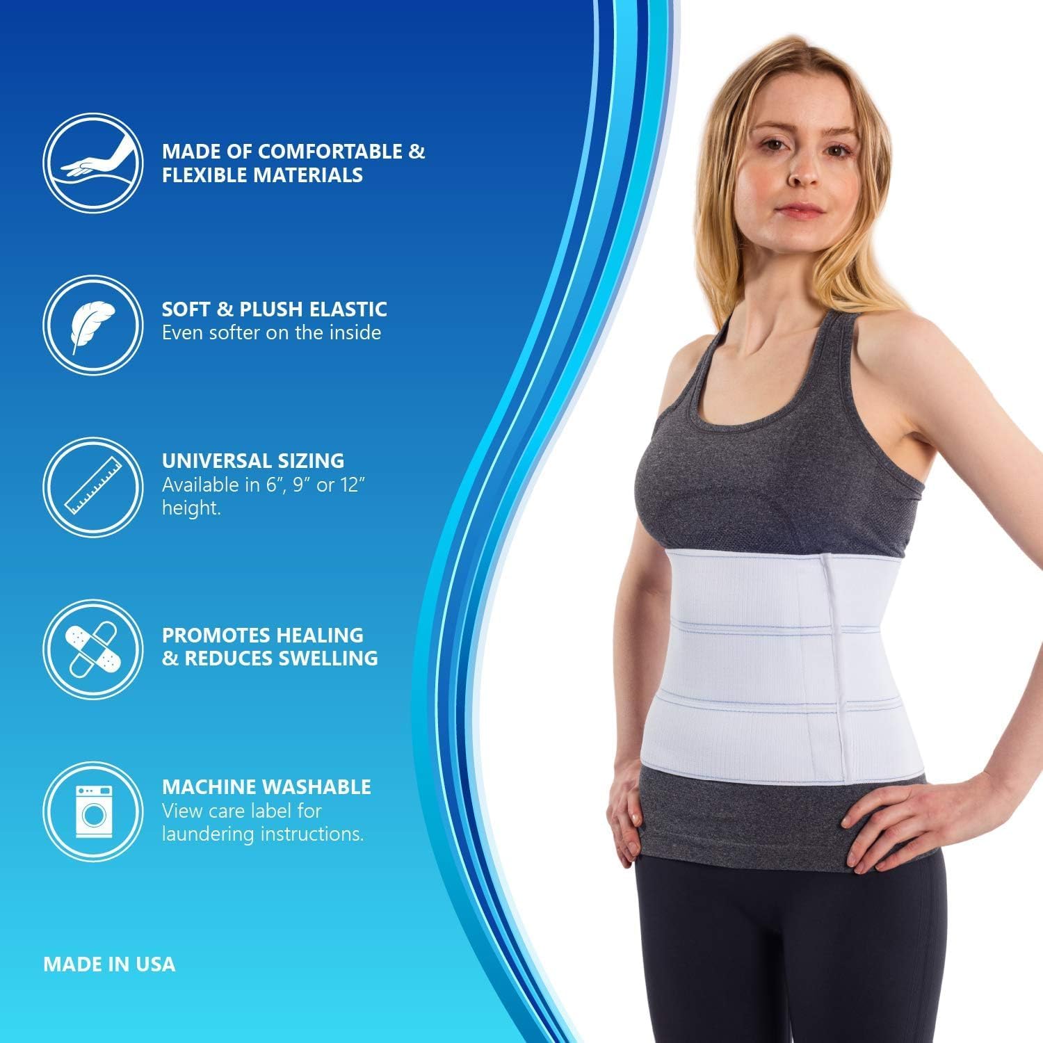 NYOrtho comparativa con cinta métrica para elegir talla correcta