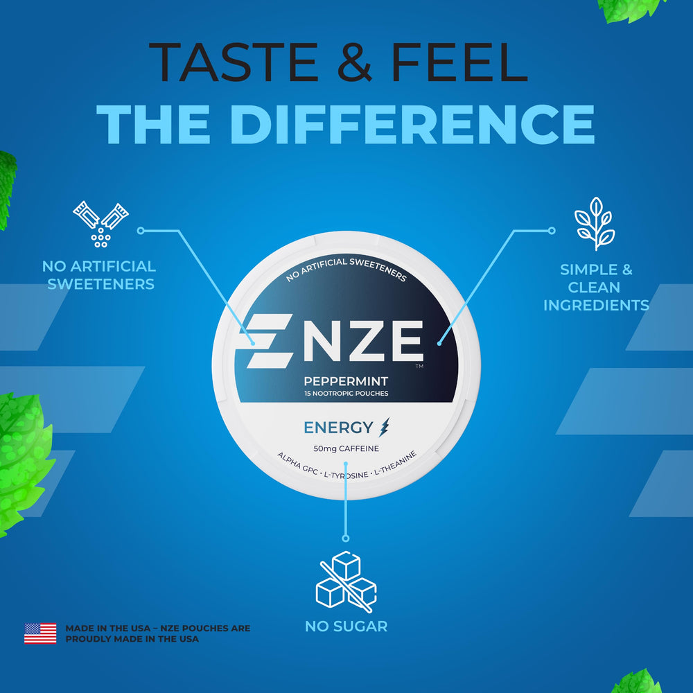 NZE bolsitas distribuidas en superficie para visual de cantidad y acceso rápido
