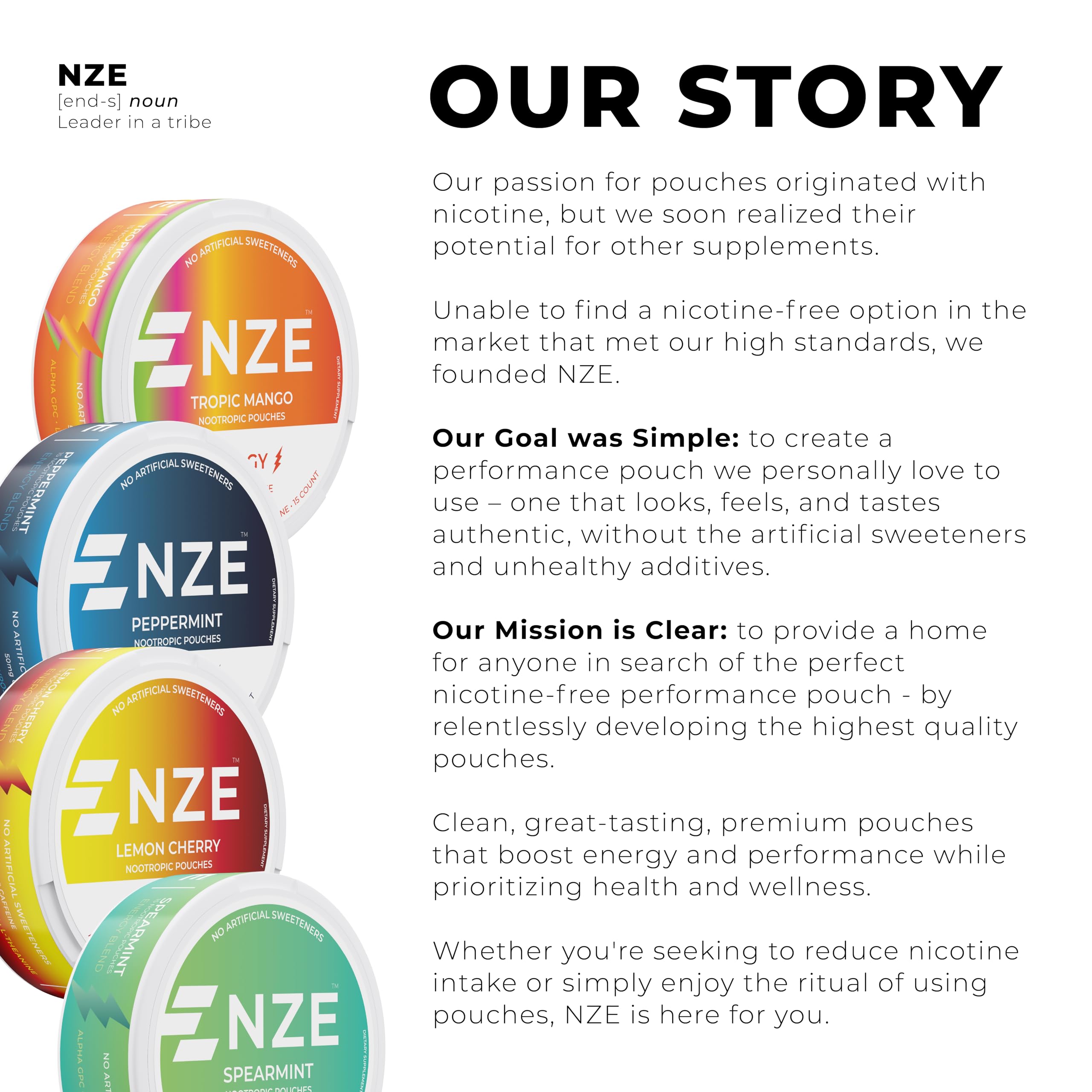 NZE pouch on desk at beach workflow scene for focused productivity