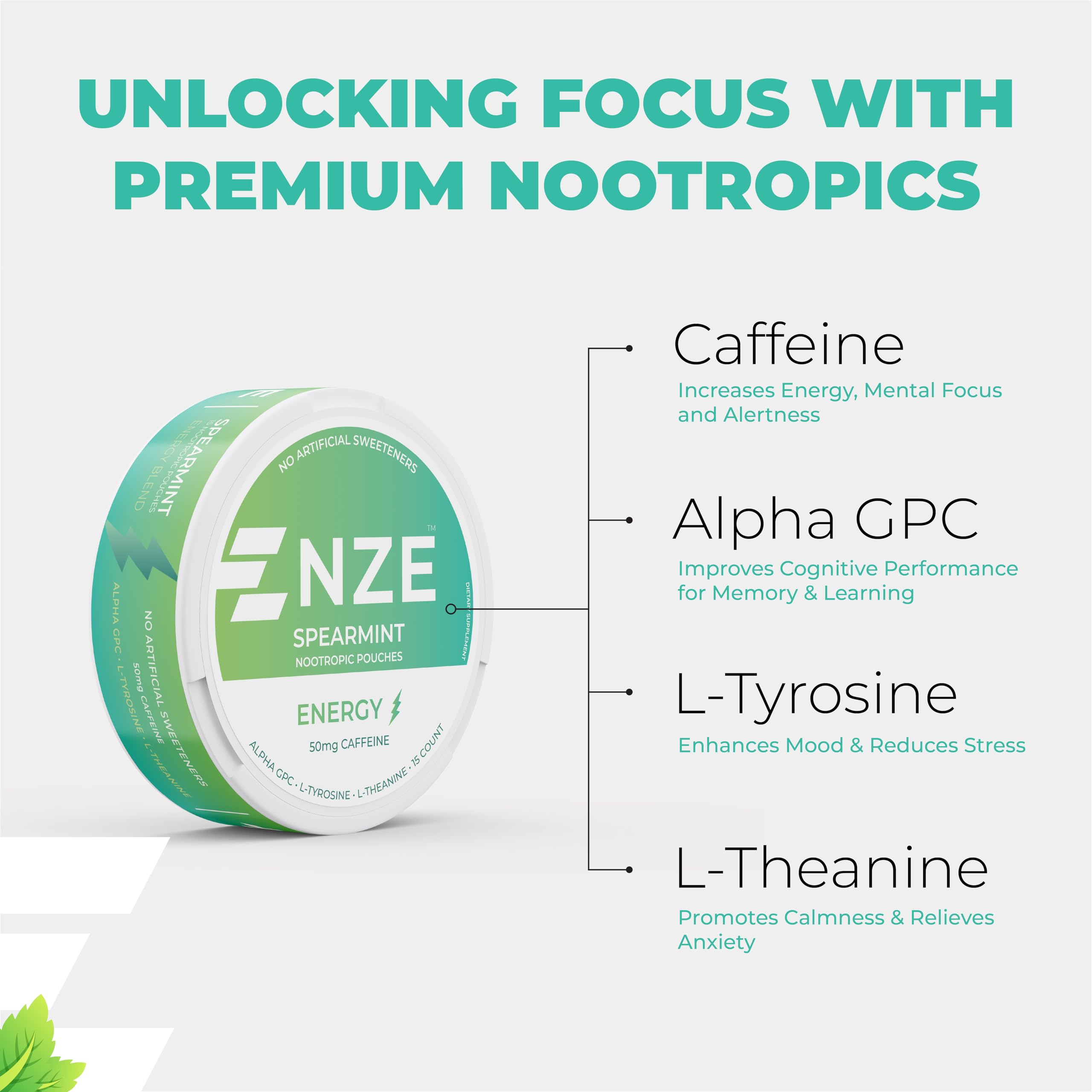 NZE pouch abierta mostrando diseño interior y disolución eficiente