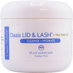 Toallita prehumedecida Oasis LID & LASH textura suave que minimiza fricción