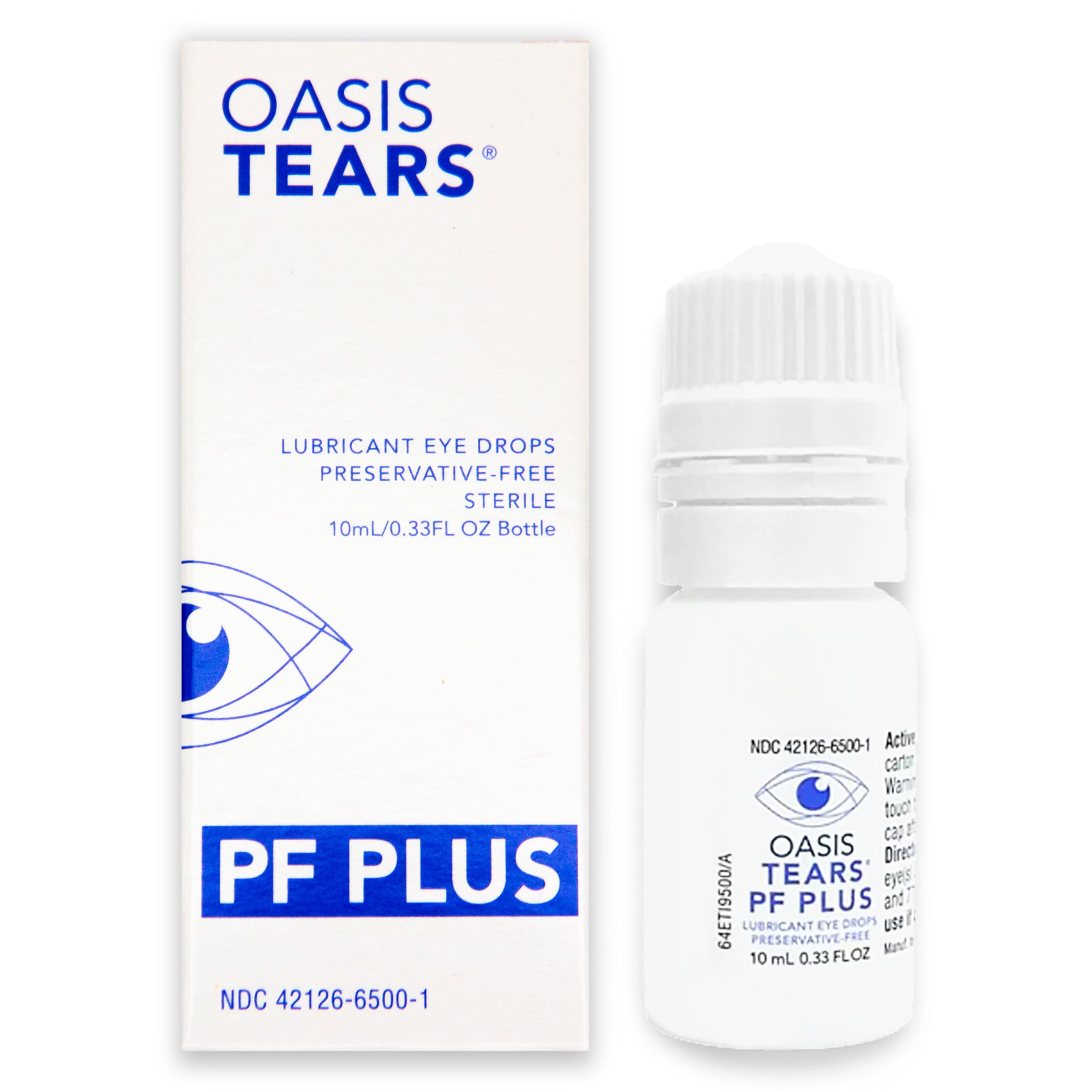Oasis TEARS frasco 10 mL mostrando el envase multidosis y beneficio de fácil aplicación