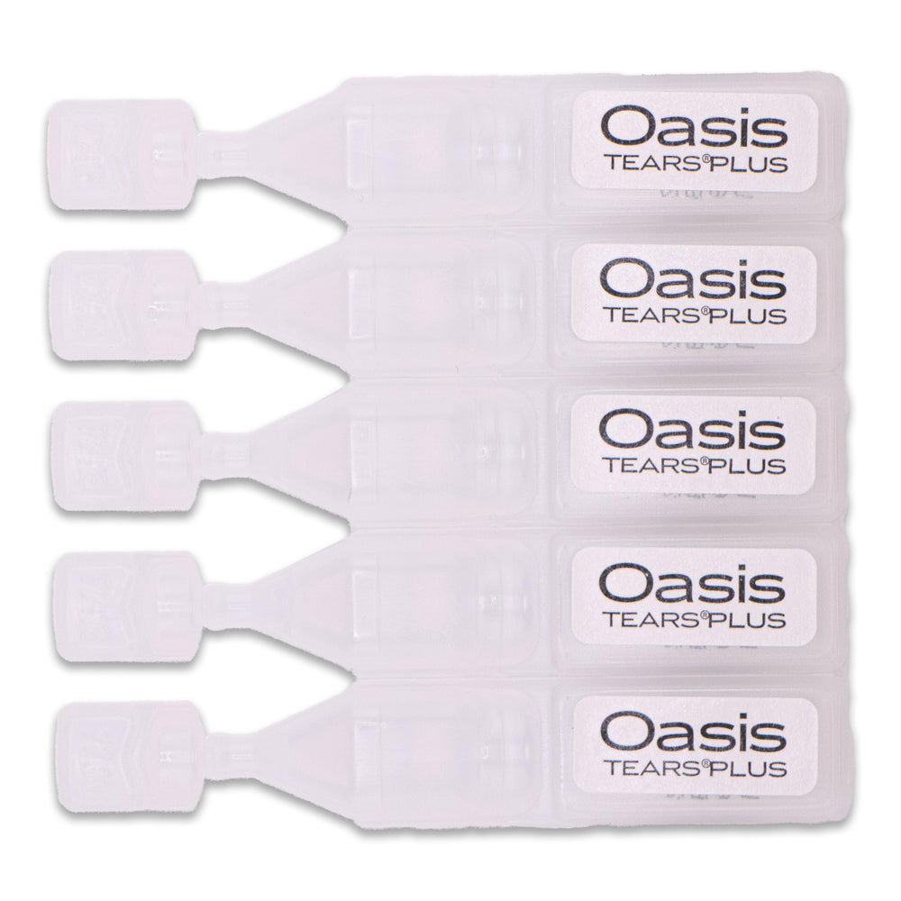 OASIS TEARS viales abiertos durante aplicación higiénica y sin conservantes