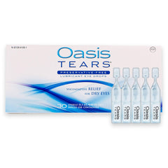Oasis TEARS viales en mano para aplicar con seguridad y comodidad