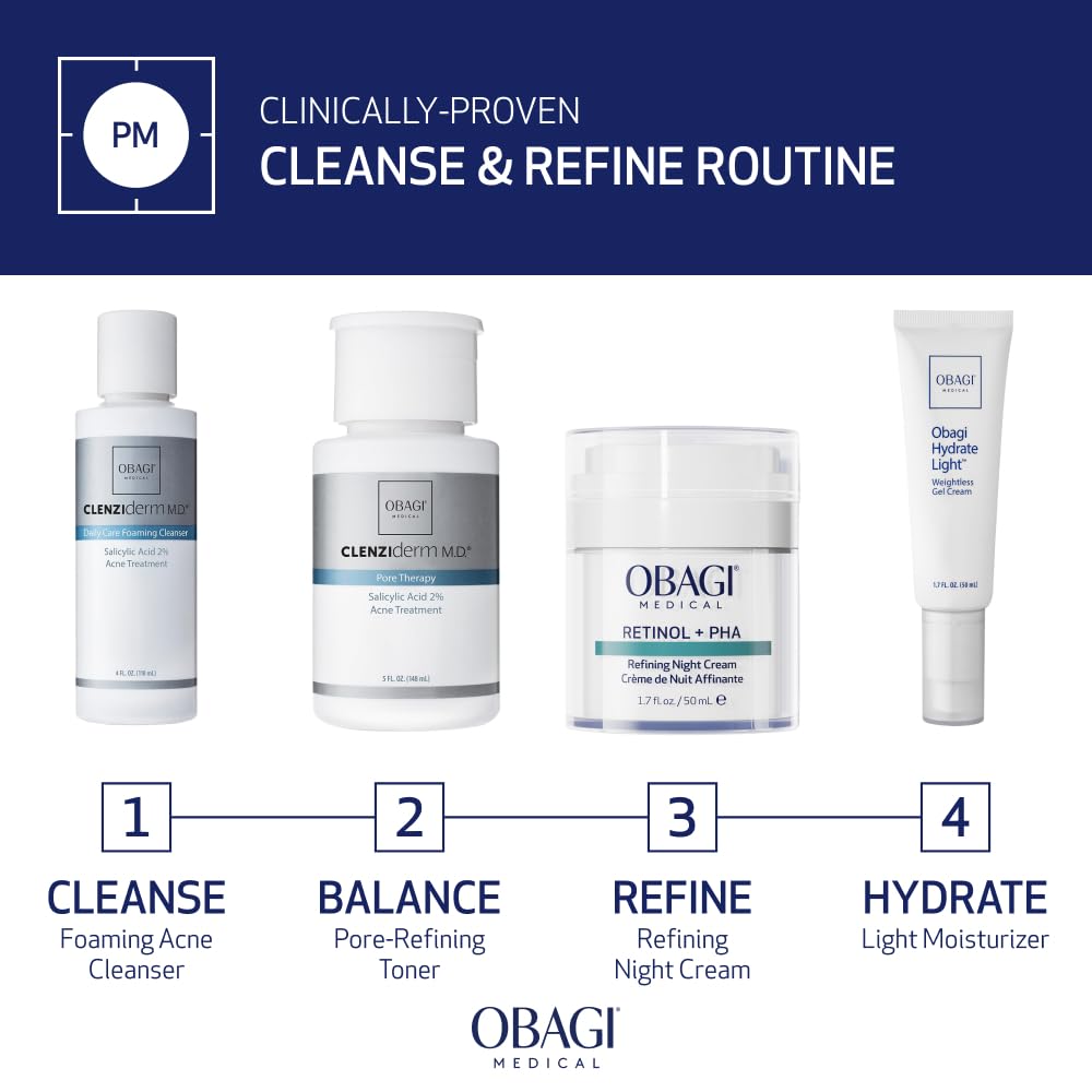Obagi Medical aplicación en rostro para eliminar impurezas