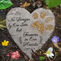 OBSI front view heart-shaped memorial stone showing classic design and gentle comfort