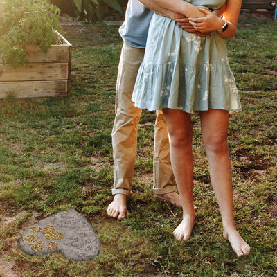OBSI memorial stone placed in garden offering peaceful outdoor remembrance spot