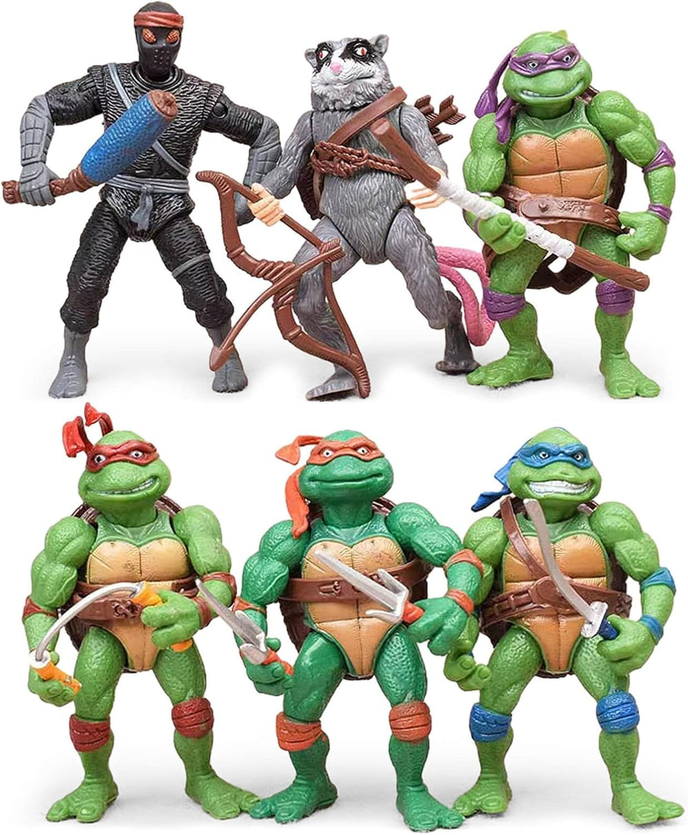 OBXAVV paquete frontal con las seis figuras, ideal para coleccionar