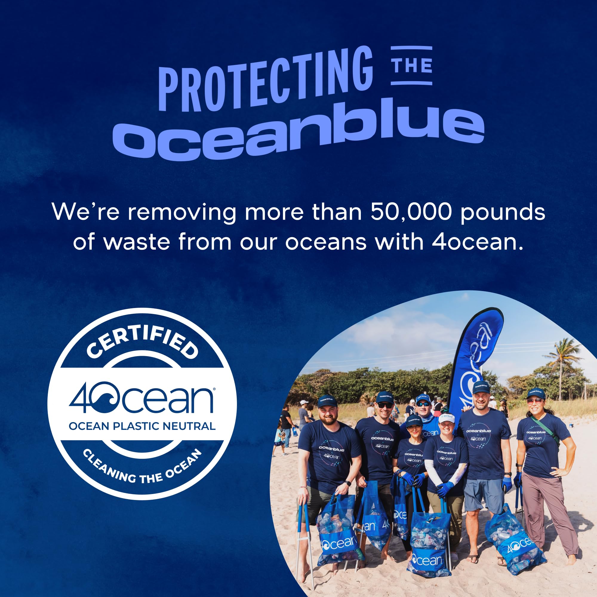 Oceanblue cápsulas con aroma a naranja destacando sabor agradable