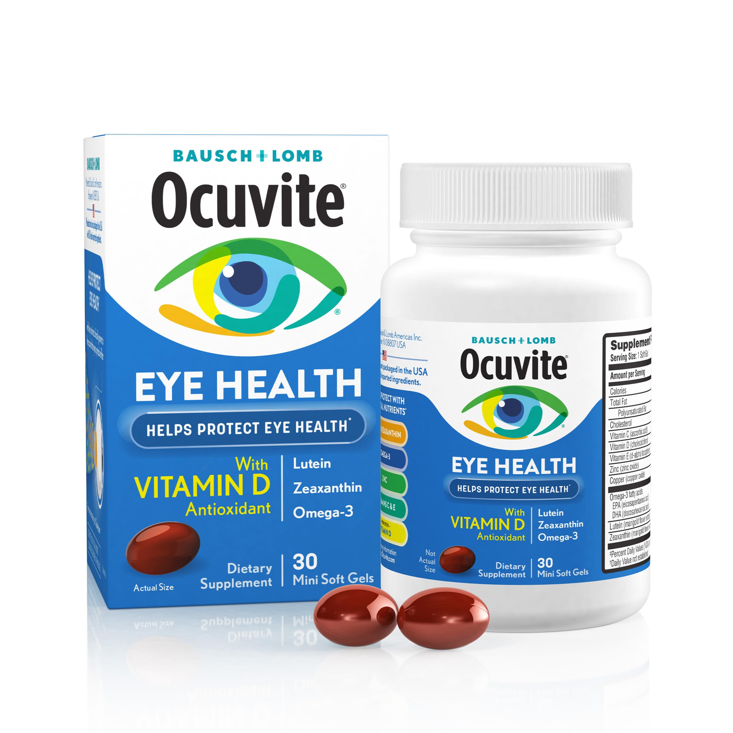 Ocuvite empaque frontal mostrando el producto y beneficios visibles