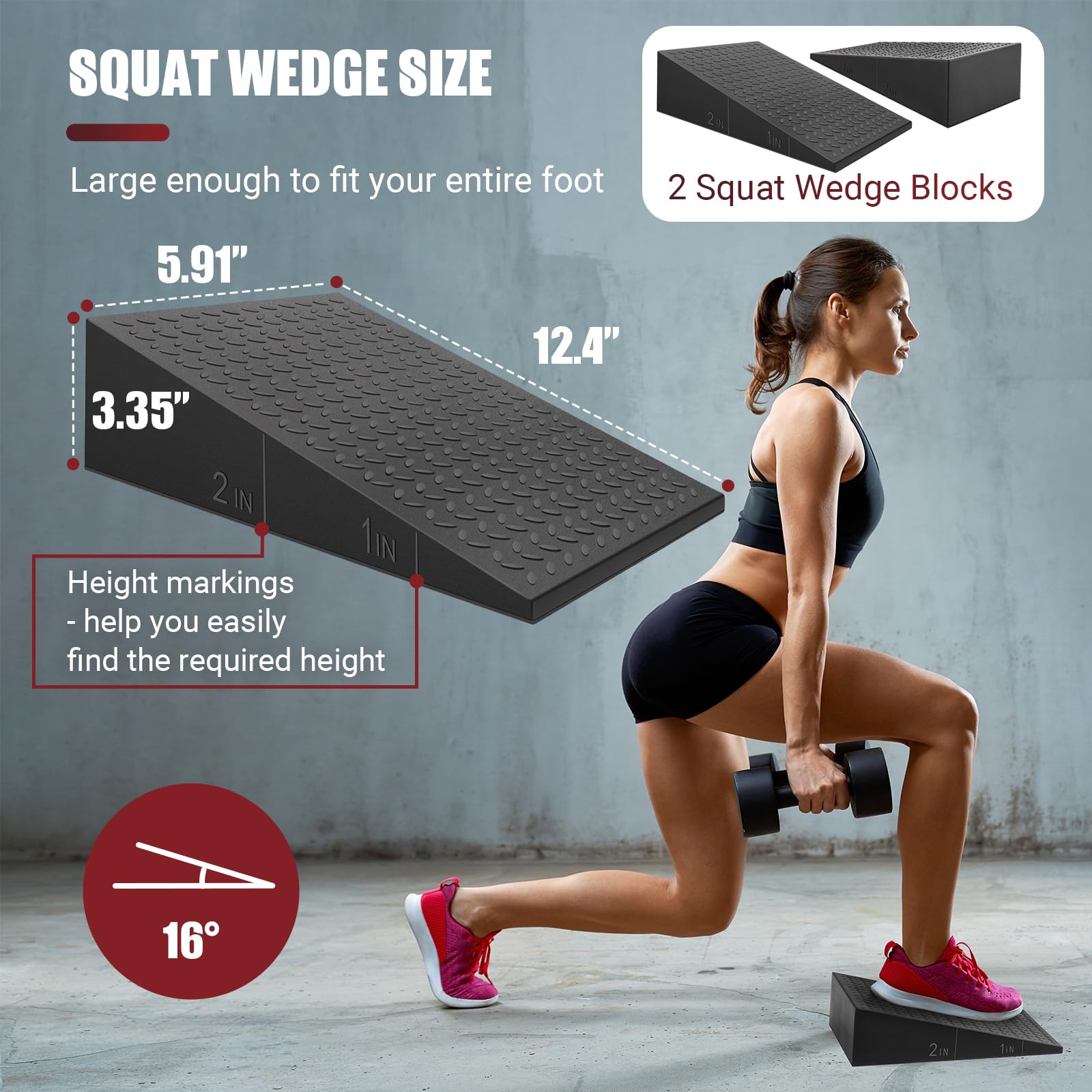 ODCPN marcas de altura lateral para ajustar elevación precisa