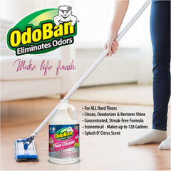 OdoBan primer plano del etiquetado con instrucciones y rendimiento económico