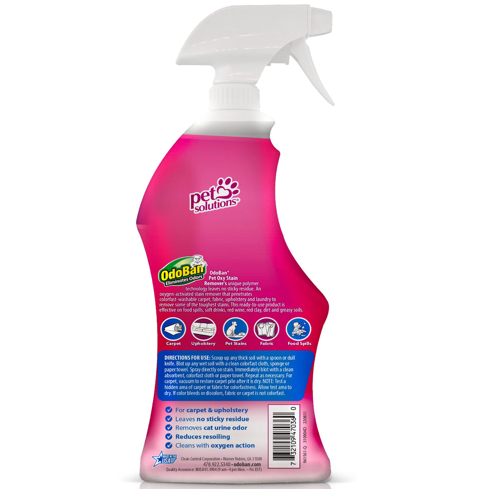 OdoBan Oxy spray boquilla enfocada para aplicación precisa y sin goteos