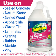 OdoBan spray aplicado en tapicería eliminando manchas y olores