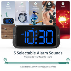 Mano presionando el botón snooze de Odokee ofreciendo 9 minutos extra de descanso
