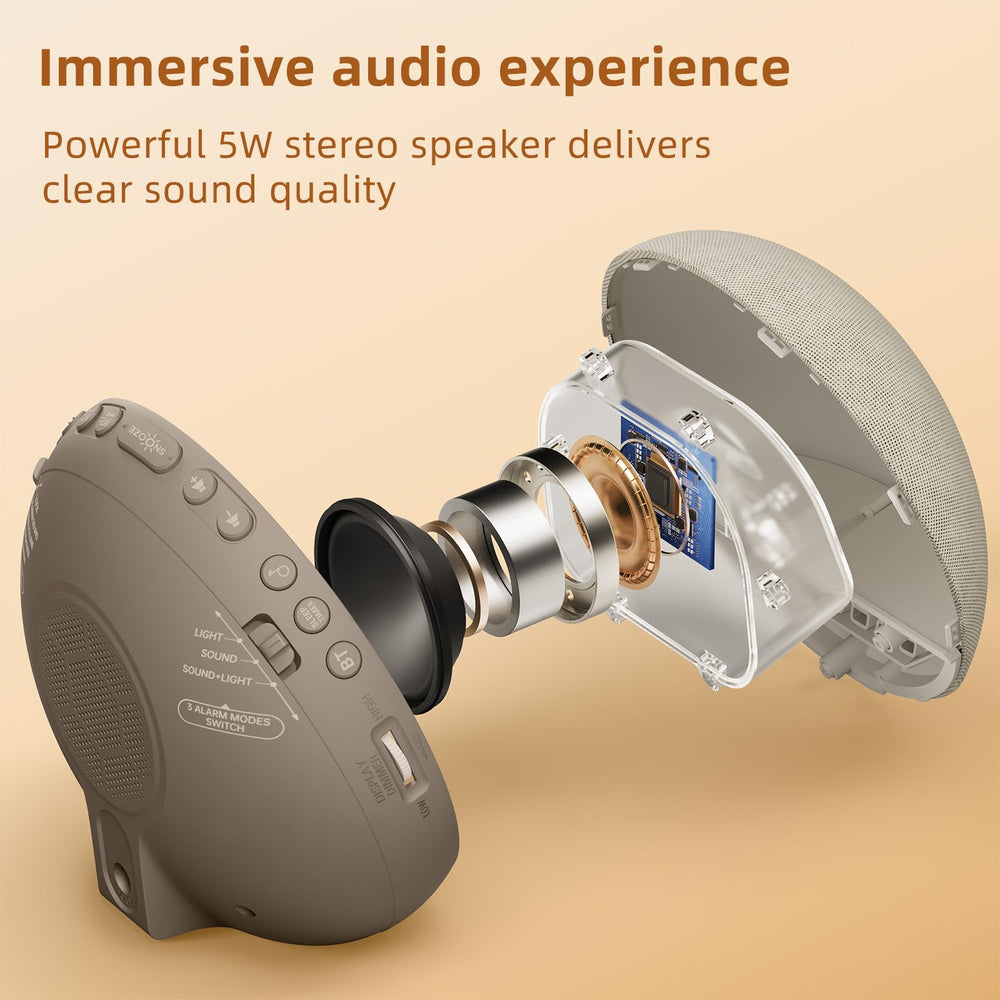Odokee side view highlighting speaker grille, delivering clear stereo audio