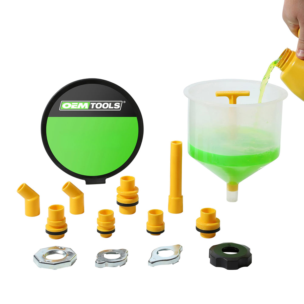 OEMTOOLS 87009 front packaging showing full 15-piece kit and benefits