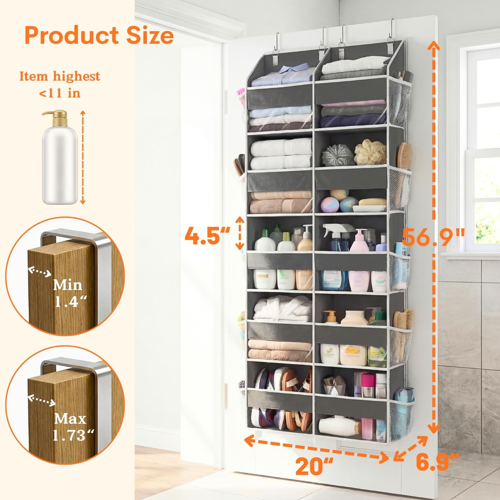 Ofiray-home colgado en entrada con zapatos, mantiene el piso despejado y accesible