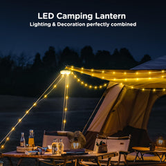 OGERY cuerda LED extendida 10 metros para iluminación ambiental versátil