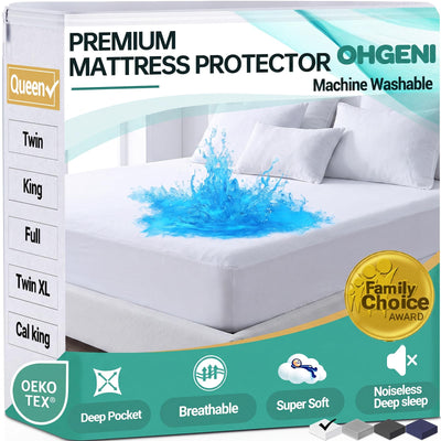 OhGeni vista frontal de la funda Queen ajustada y protectora para mayor durabilidad