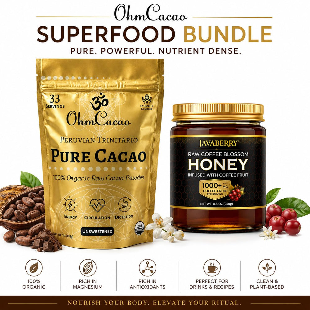 OHM Cacao molino pequeño lote ilustrando proceso de baja temperatura