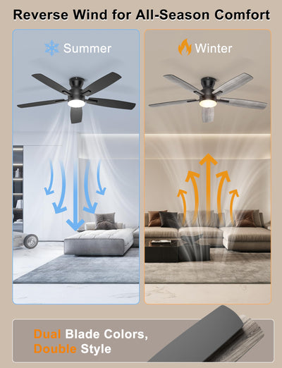 Ohniyou installed in a living room demonstrating efficient airflow and modern aesthetics