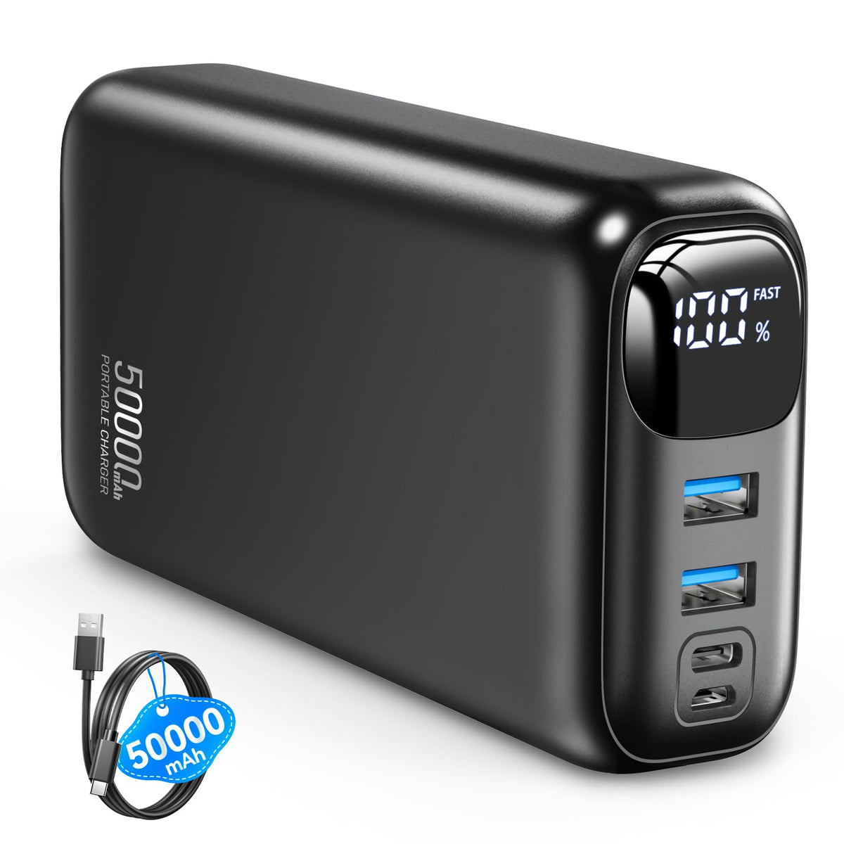 OHOVIV vista frontal del power bank con diseño compacto y gran autonomía
