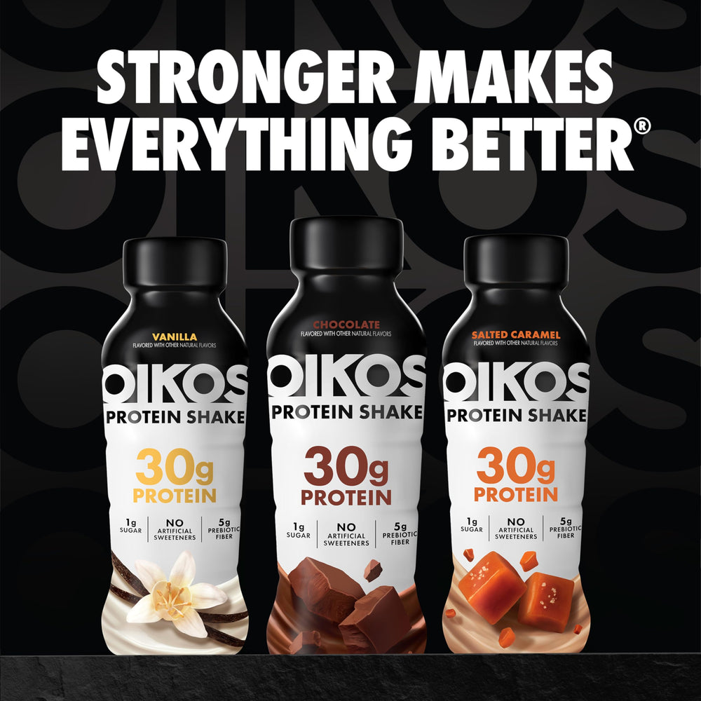 Oikos pack de 12 botellas listo para almacenar y llevar