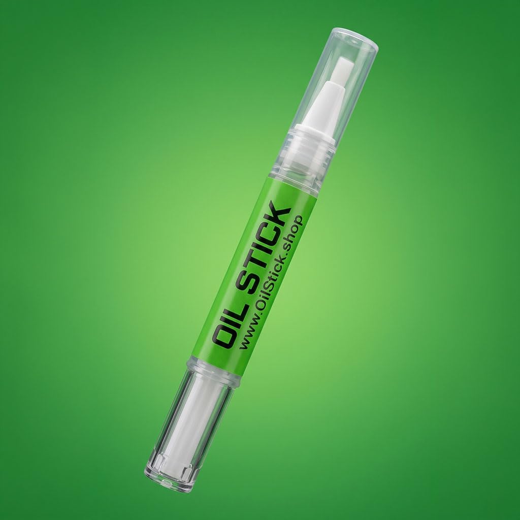 Generic OilStick en taller junto a impresora 3D mantenimiento ordenado