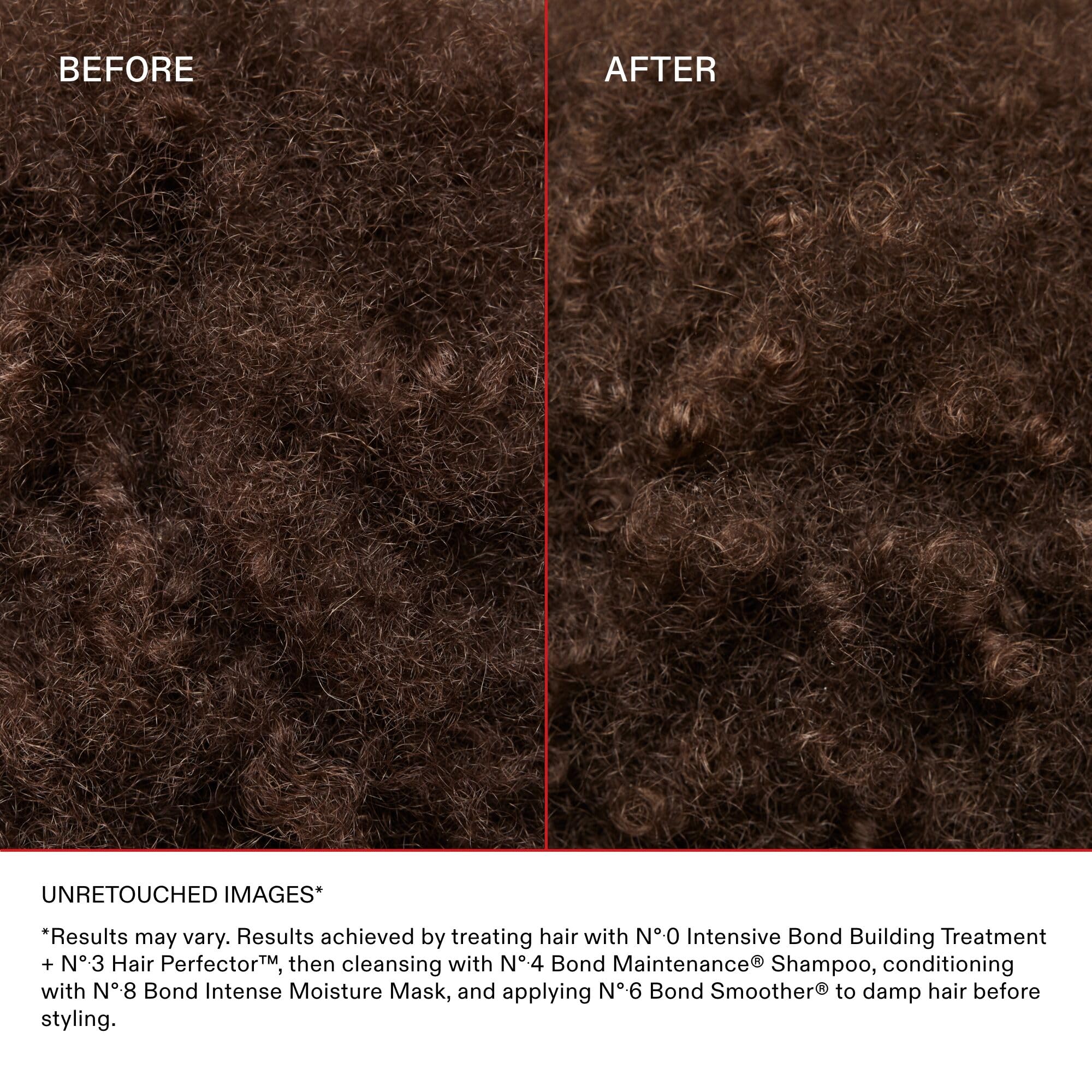 Olaplex N°.0 stream application onto hair demonstrating concentrated primer for better absorption