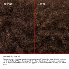 Olaplex N°.0 stream application onto hair demonstrating concentrated primer for better absorption