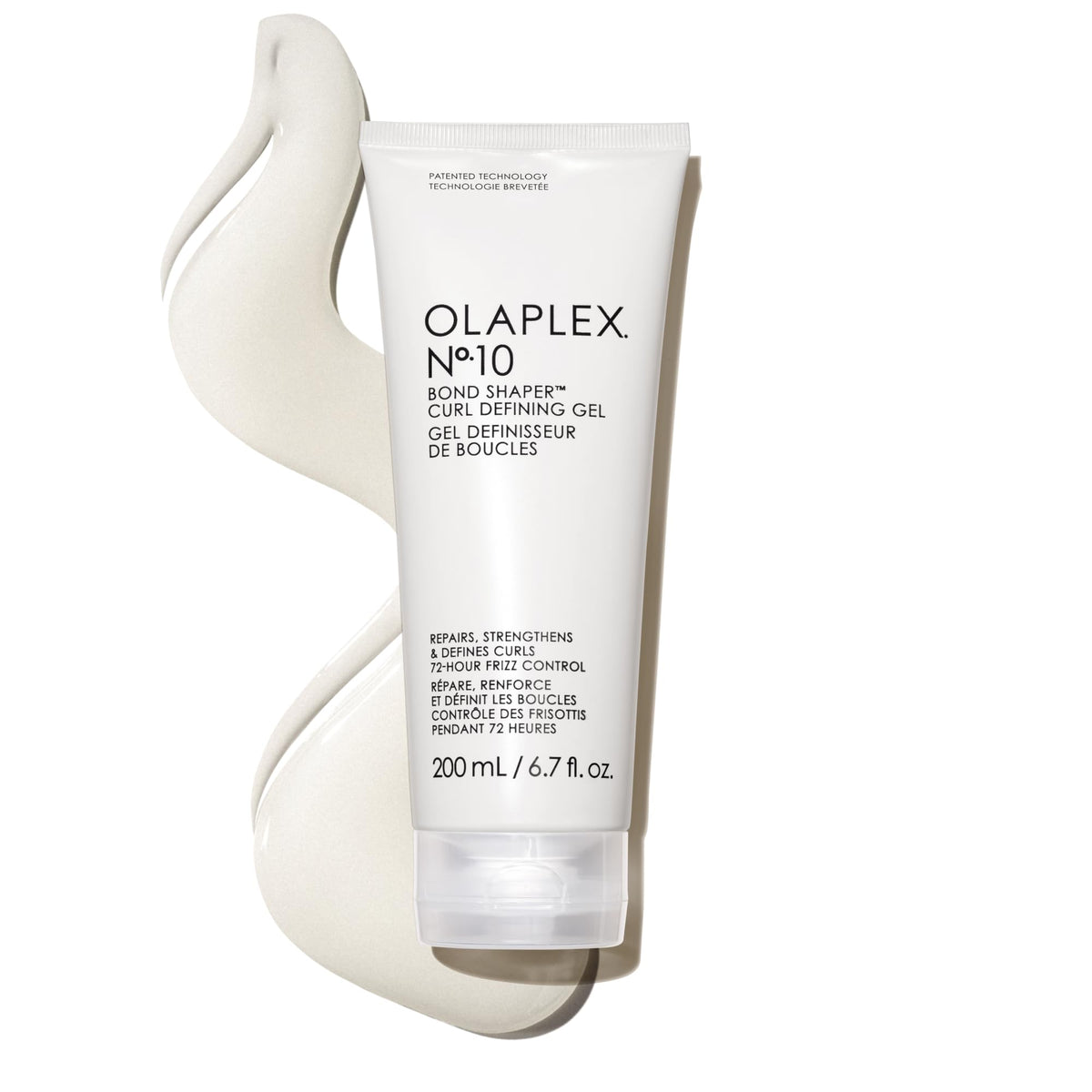 Olaplex No.10 front bottle shot showing label and product size benefit definition