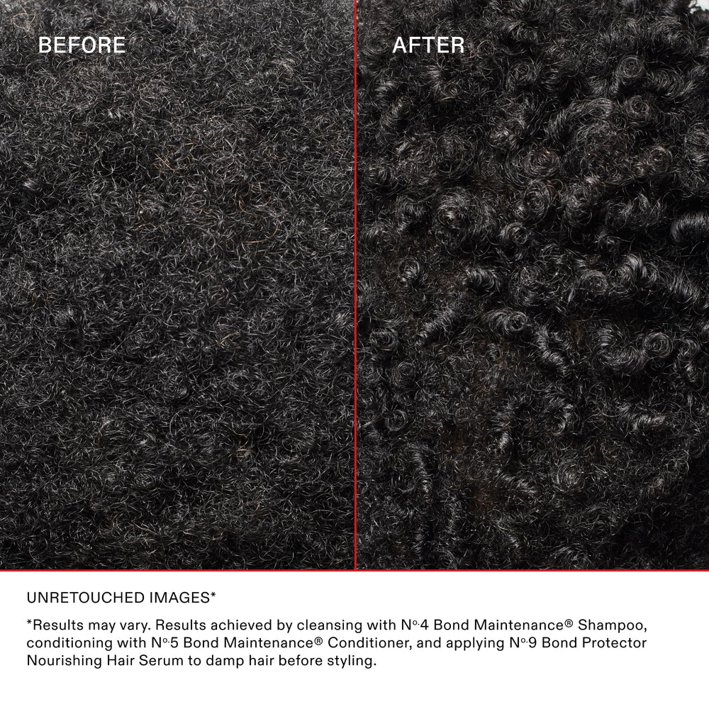 Olaplex being applied to damp hair for heat protection and detangling benefit