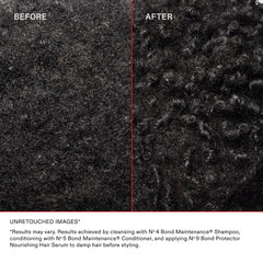 Olaplex being applied to damp hair for heat protection and detangling benefit