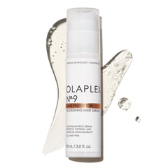 Olaplex bottle front packaging showing sleek label and 90 mL size benefit