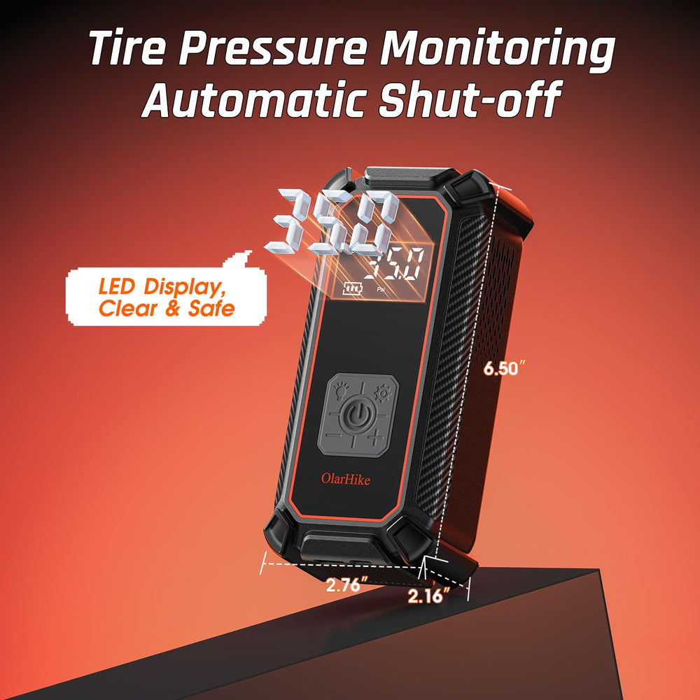 OlarHike inflator LED emergency light improving nighttime safety