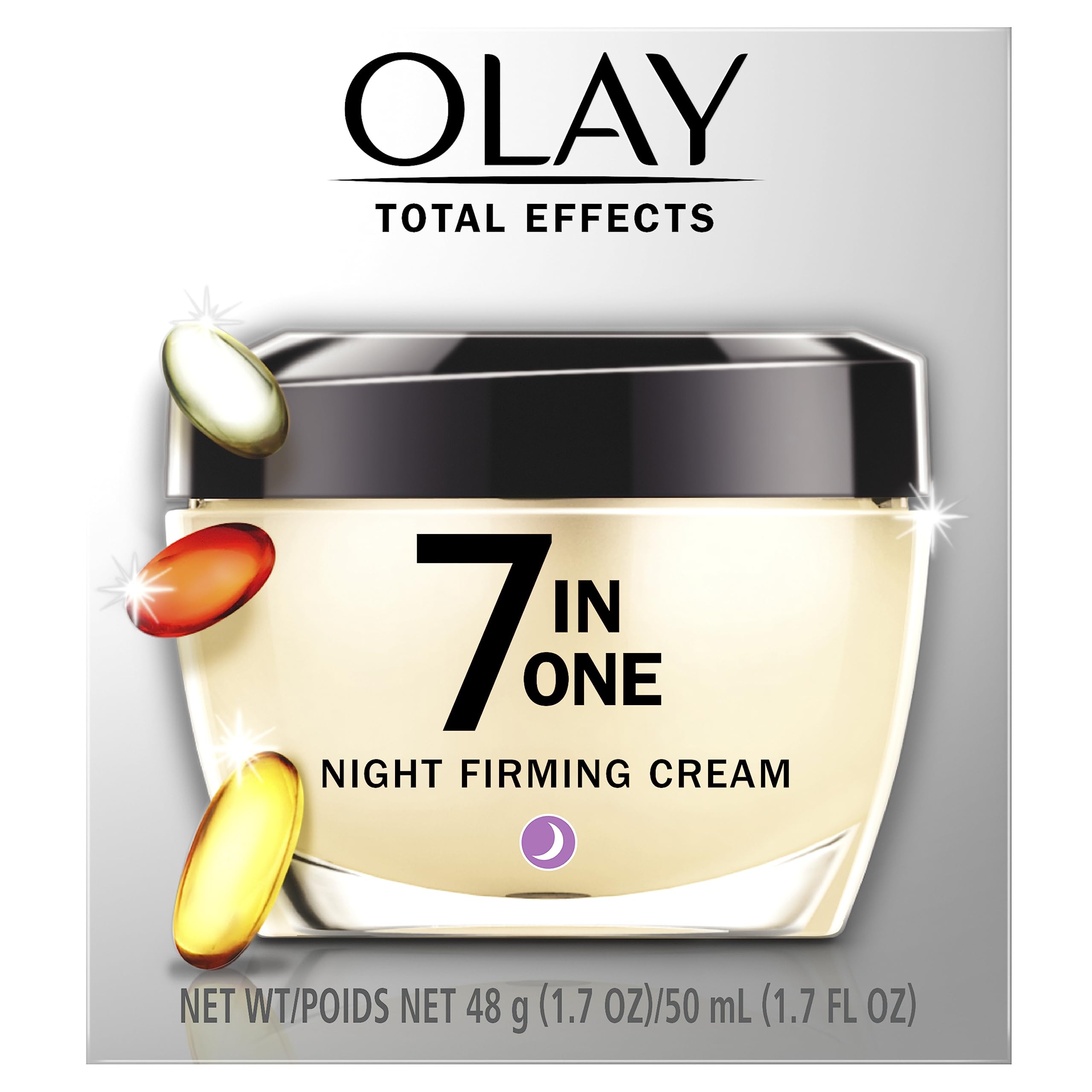 Olay envase en un baño moderno ilustrando uso nocturno en rutina