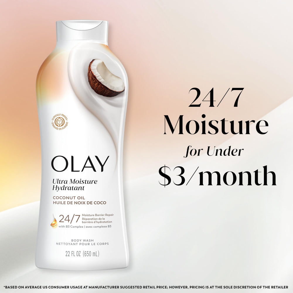 Olay ambientado en baño moderno para inspirar rutina corporal cotidiana
