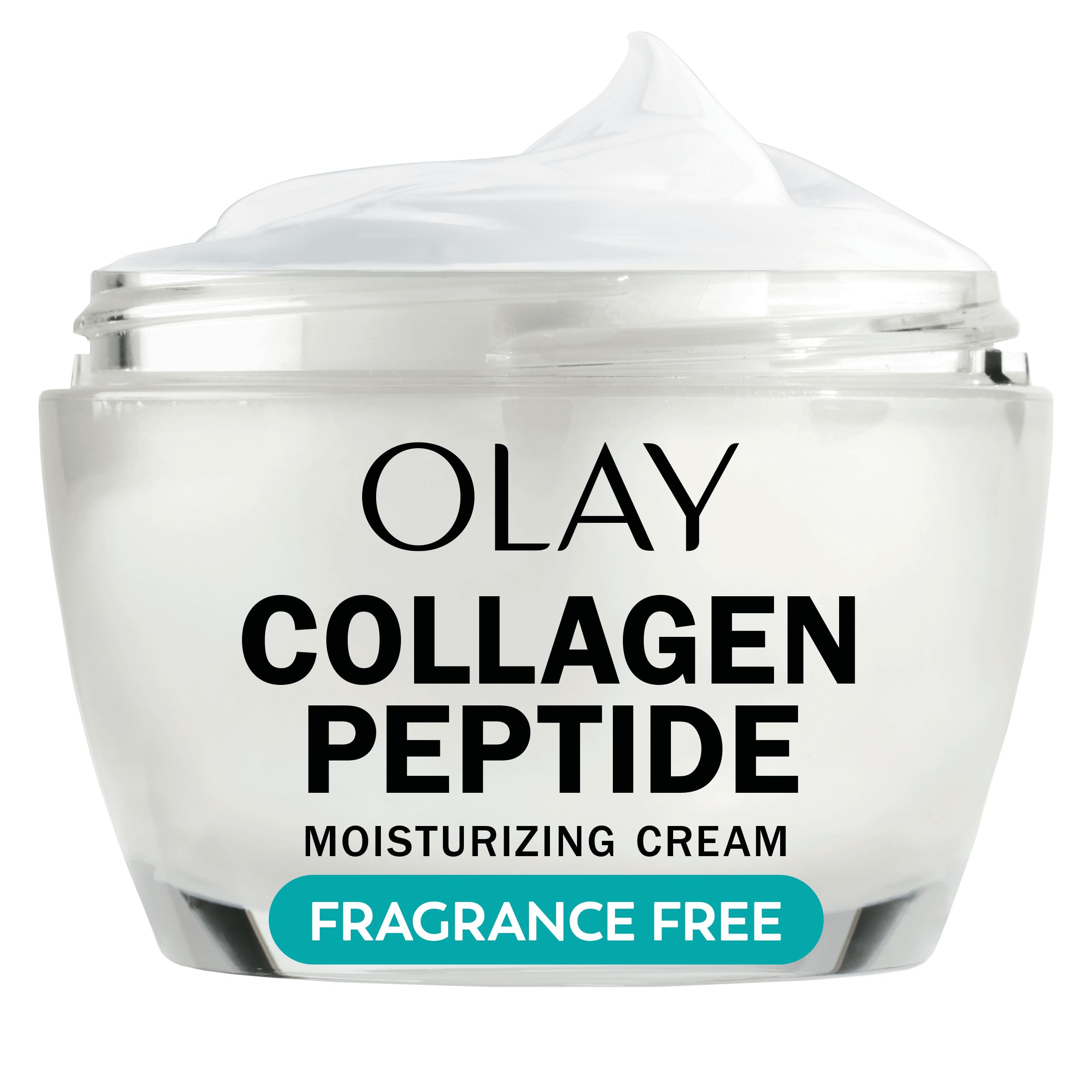 Olay jar front view showing brand and firming cream benefits