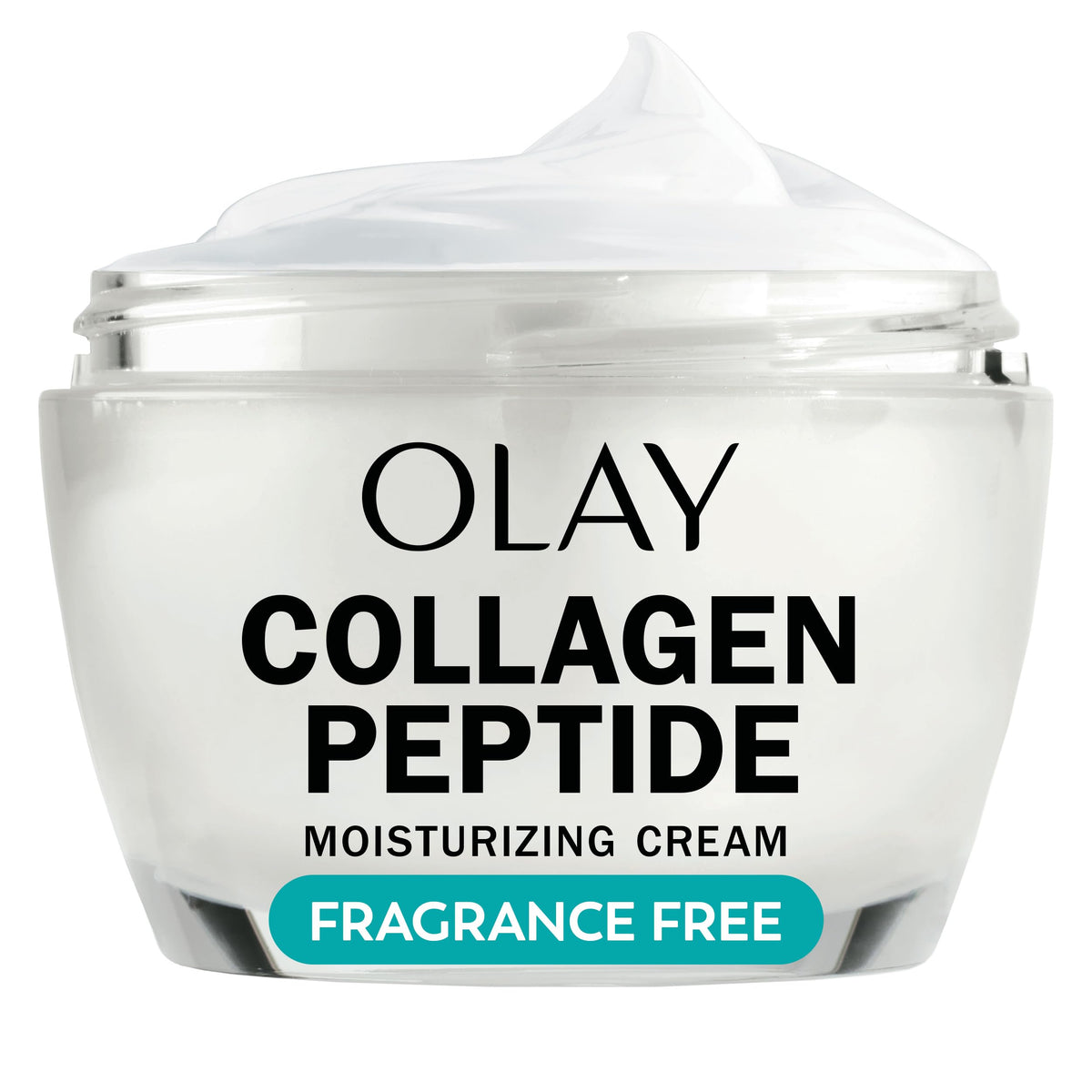 Olay jar front view showing brand and firming cream benefits