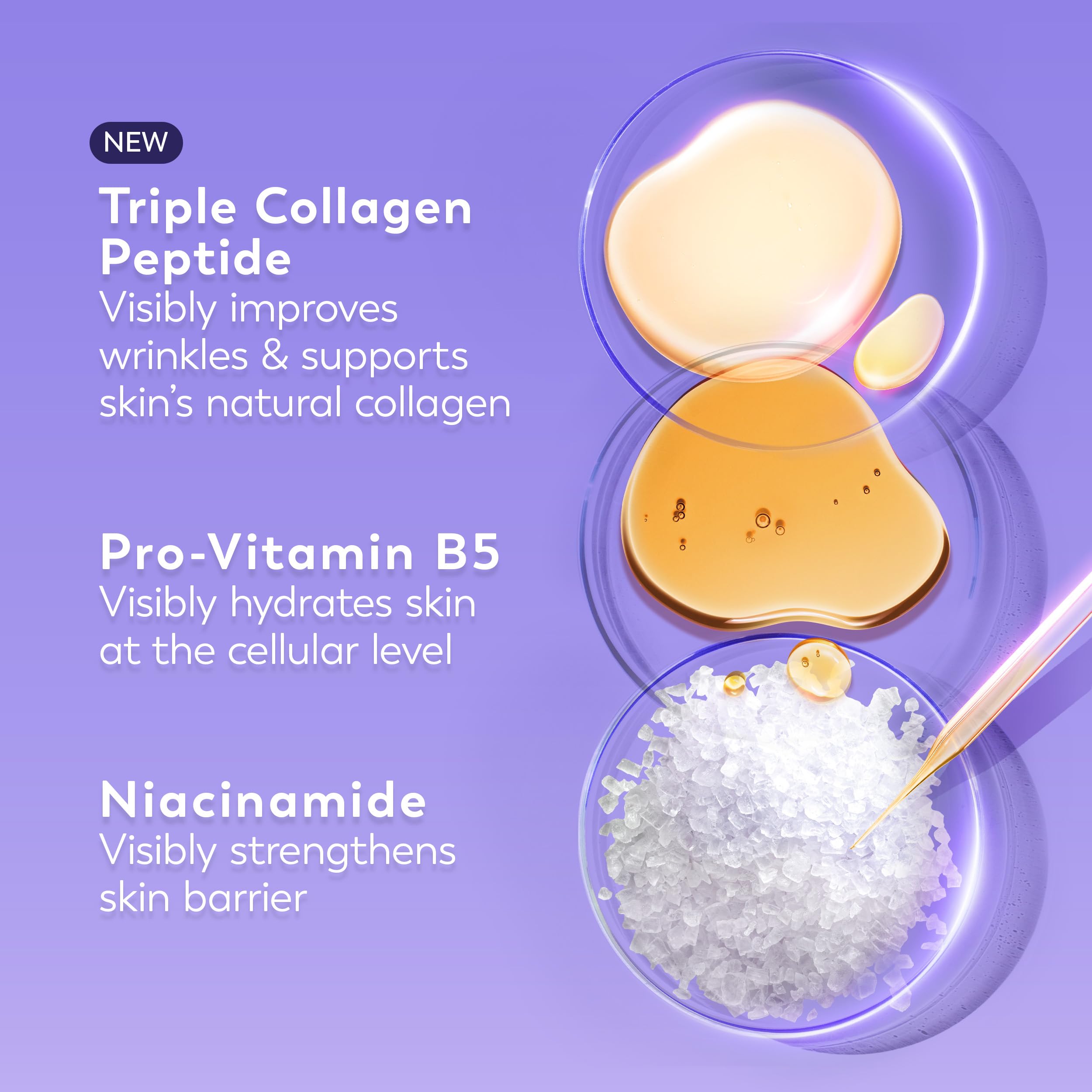 Olay crema sobre mesa de baño en escena lifestyle, sugiere integración nocturna
