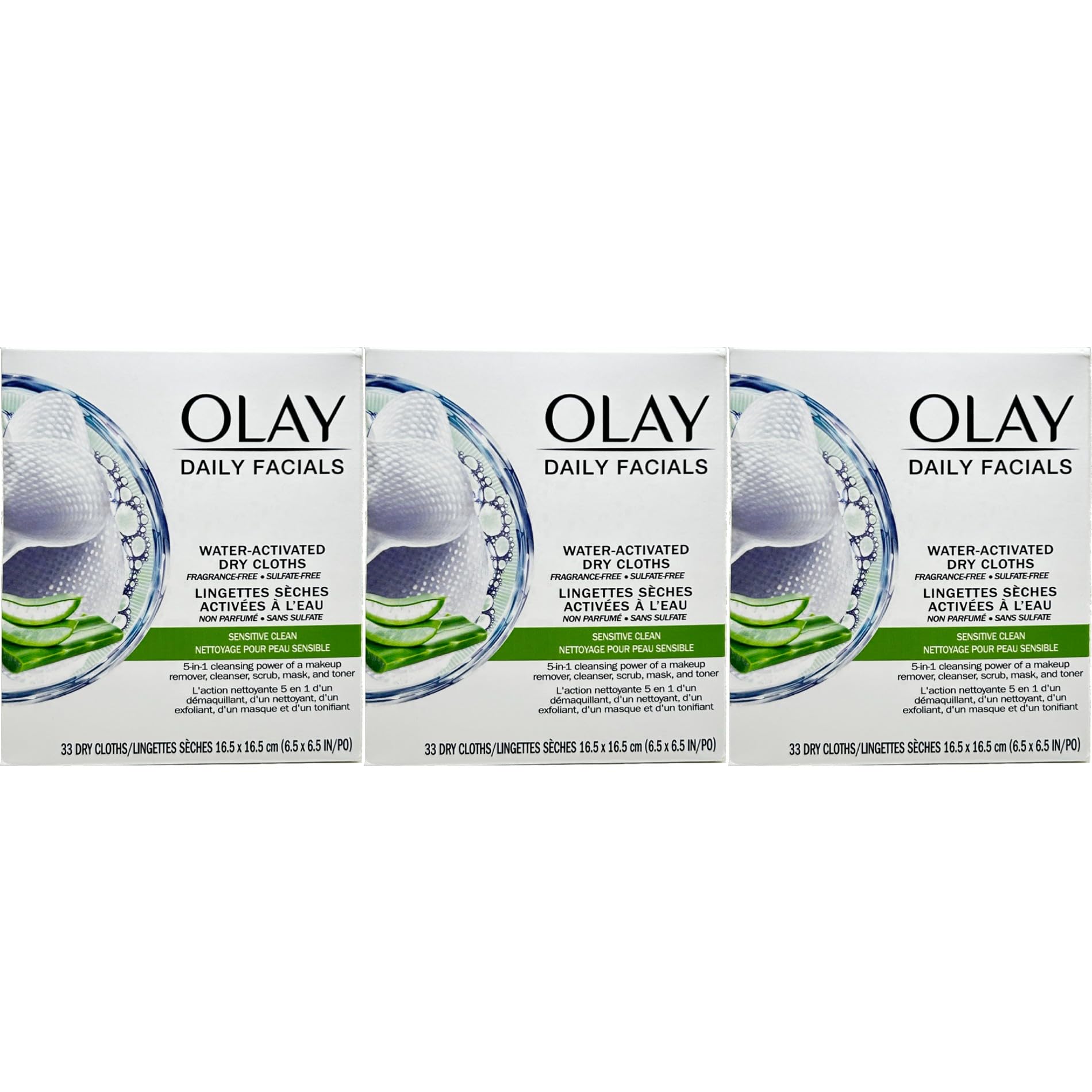 Olay presentación pack 3 que facilita limpieza completa y portable