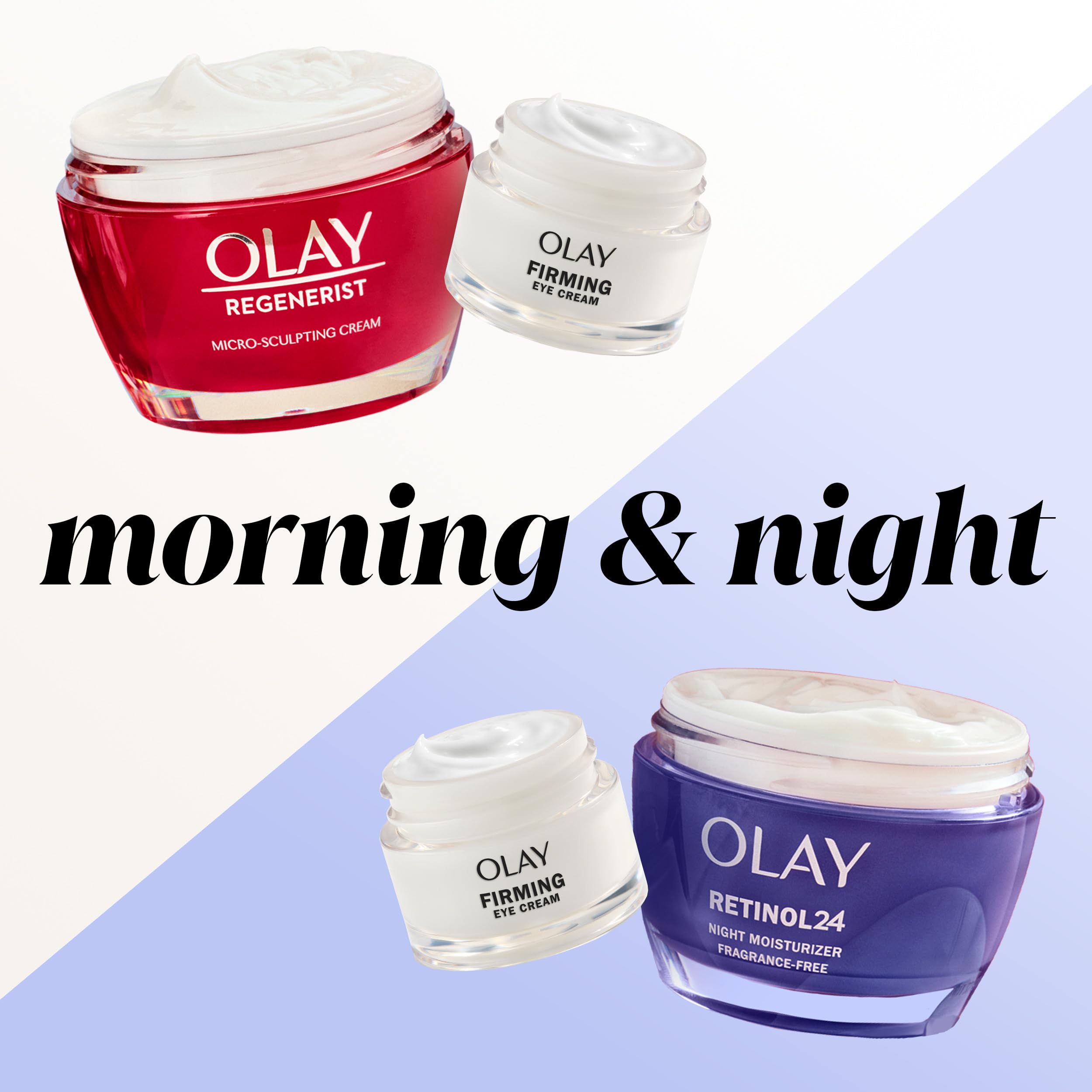 Olay tapa abierta y crema dentro, fácil extracción y uso higiénico