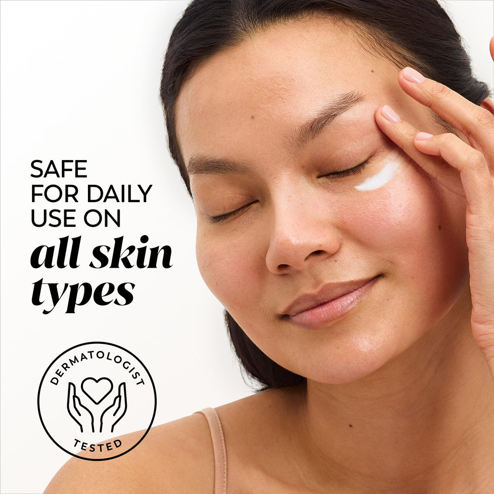 Olay producto en rutina de mañana junto a protector solar, acabado sin brillo